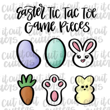 Load image into Gallery viewer, Build Your Own Easter Tic Tac Toe Cookie Cutter Set