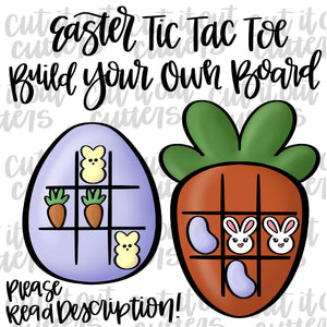 Build Your Own Easter Tic Tac Toe Cookie Cutter Set