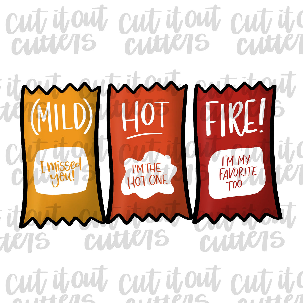 Sauce Packet Cookie Cutter – Cut It Out Cutters