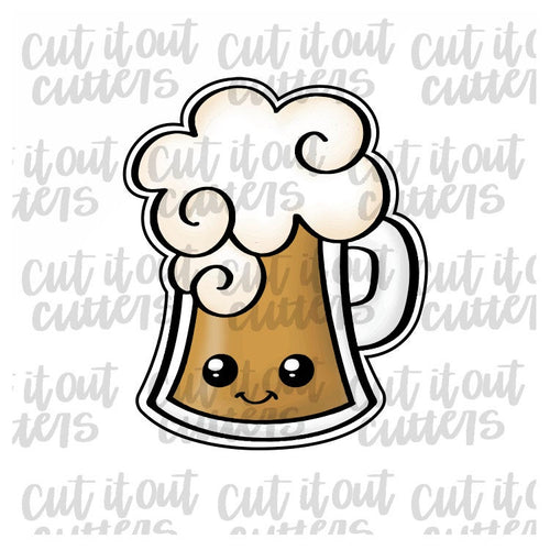 Foamy Beer Mug Cookie Cutter