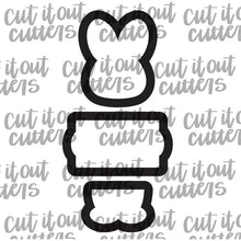 Load image into Gallery viewer, 3 Piece Bunny Cookie Cutter Set