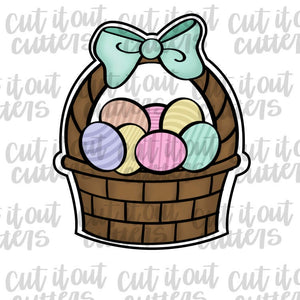 Fancy Easter Basket Cookie Cutter