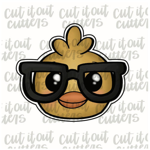 Nerdy Easter Chick Cookie Cutter