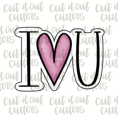 ILY Cookie Cutter