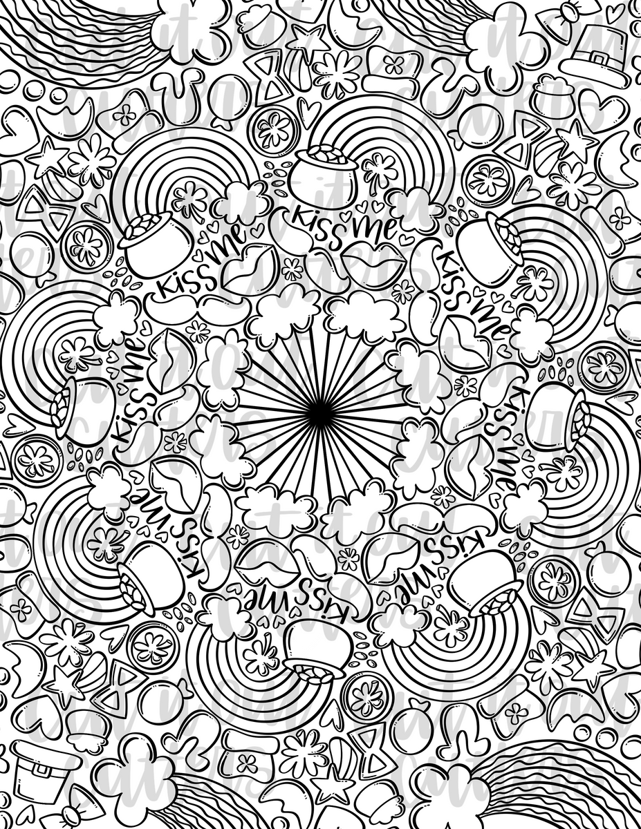 Saint Patrick’s Color Sheet 2021 - Digital Download – Cut It Out Cutters