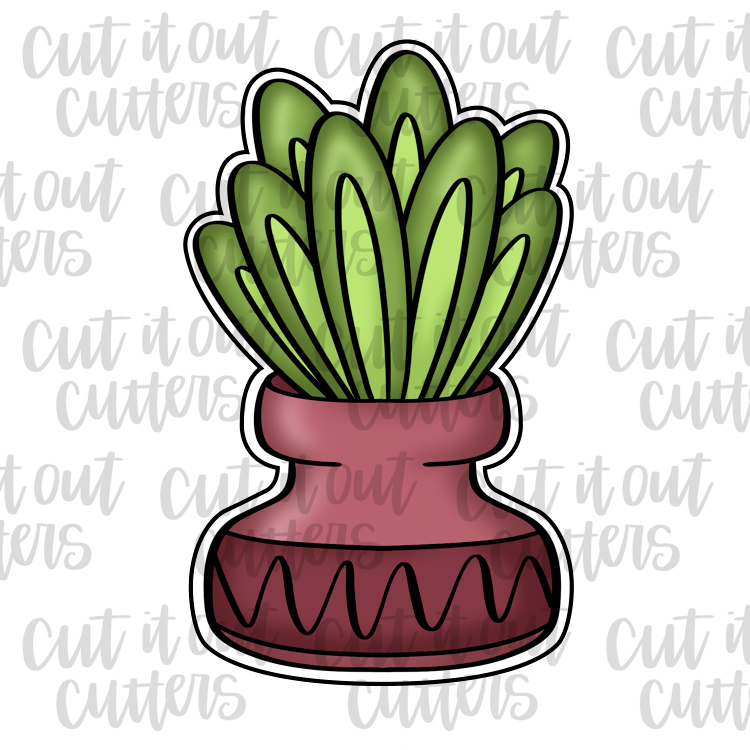 Snake Plant Cookie Cutter