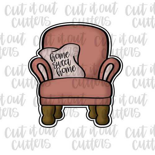 Oversized Chair - Two Legs - Cookie Cutter