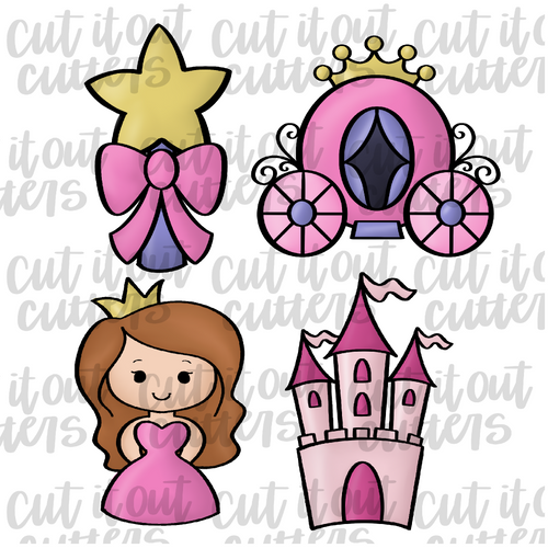 Fairytale Princess Cookie Cutter Set