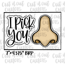 Load image into Gallery viewer, I Pick You &amp; Nose Cookie Cutter Set