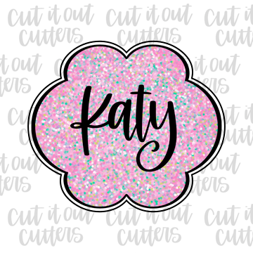 Katy Plaque Cookie Cutter