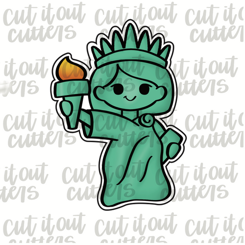 Lady Liberty Cookie Cutter