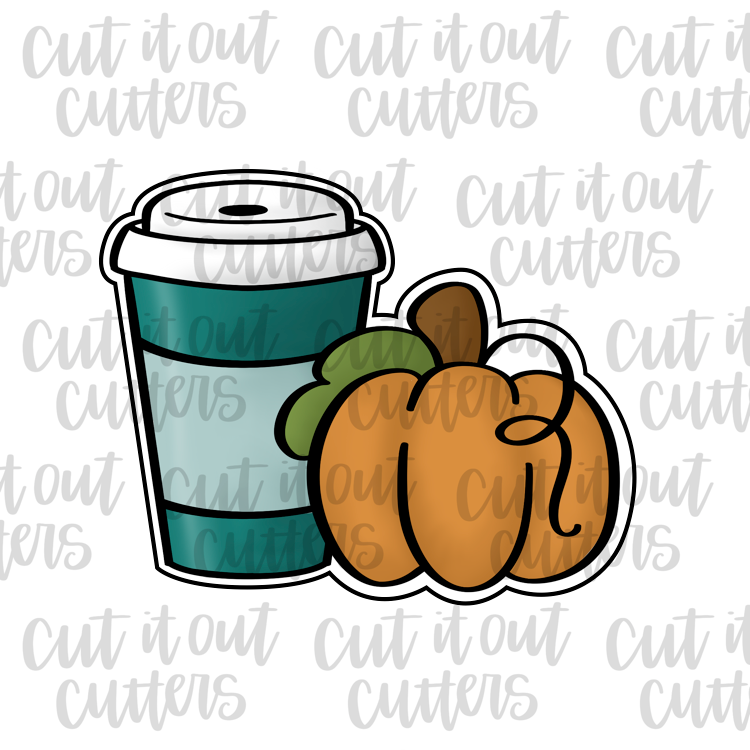 Latte & Pumpkin Cookie Cutter