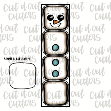 Lil Marshmallow Snowman Cookie Cutter