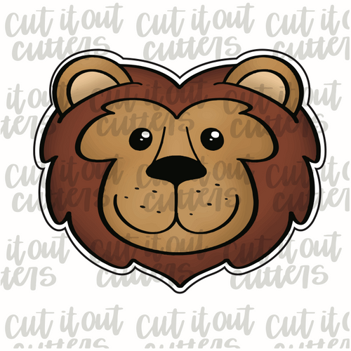 Lion Head Cookie Cutter