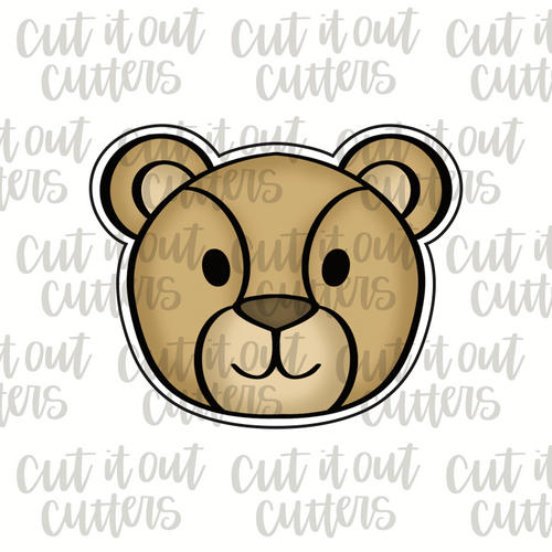 Lioness Face Cookie Cutter