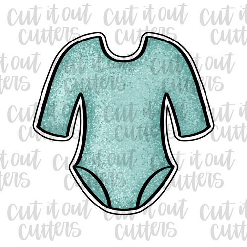 Long Sleeve Leotard Cookie Cutter