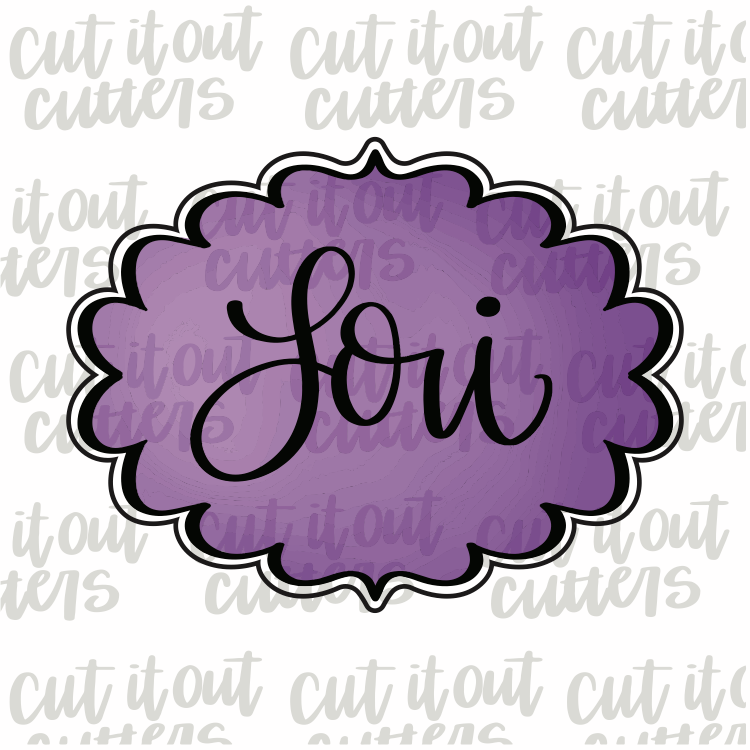 Lori Plaque Cookie Cutter