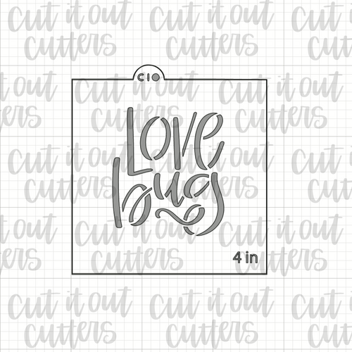 Love Bug Cookie Stencil