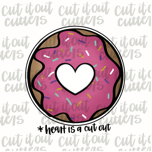 Love Donut Cookie Cutter