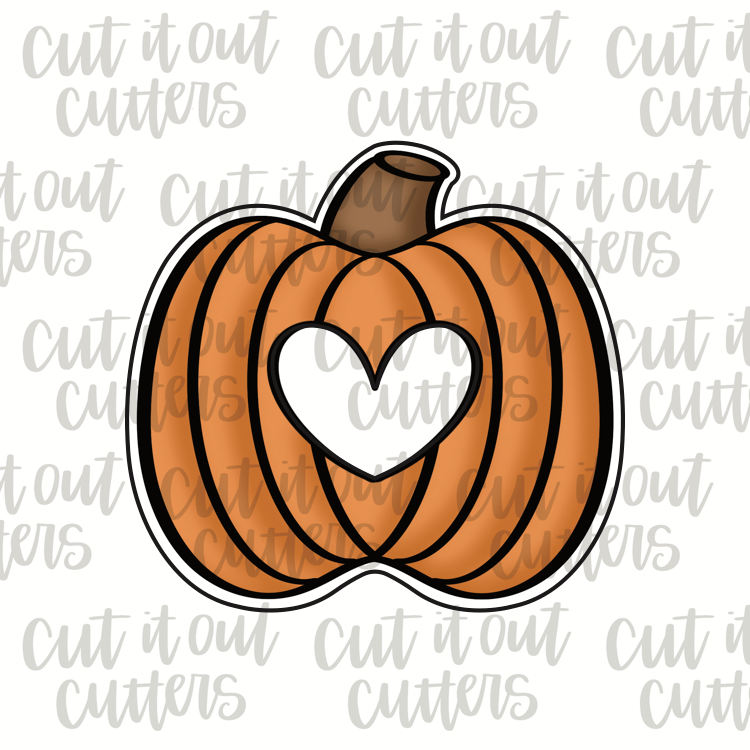 Love Pumpkin Cookie Cutter