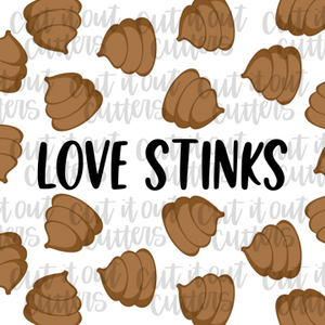 Love Stinks- 2" Square Tags - Digital Download