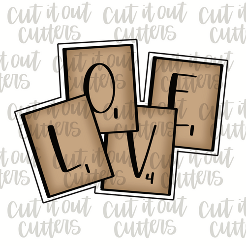Love Tiles Cookie Cutter
