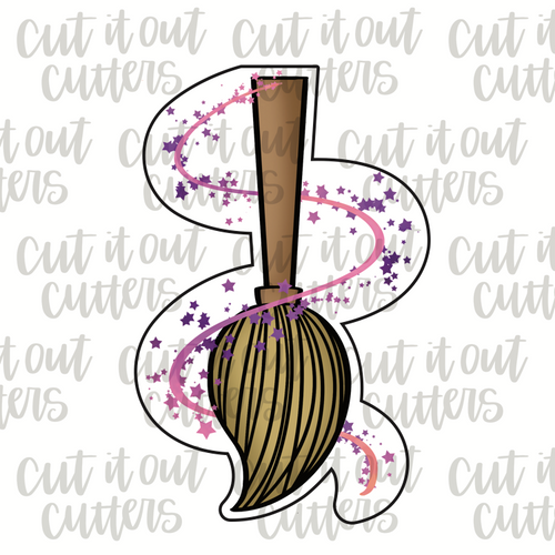 Magical Broom Cookie Cutter