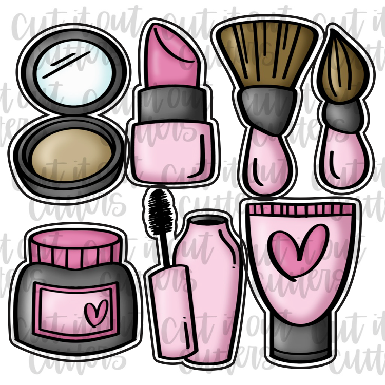 Makeup shop cookie cutters