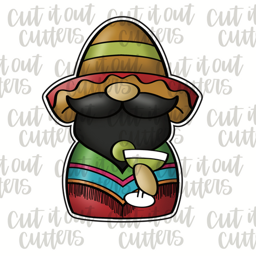 Margarita Gnome Cookie Cutter