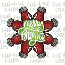 Load image into Gallery viewer, Merry &amp; Bright Platter Cookie Cutter Set