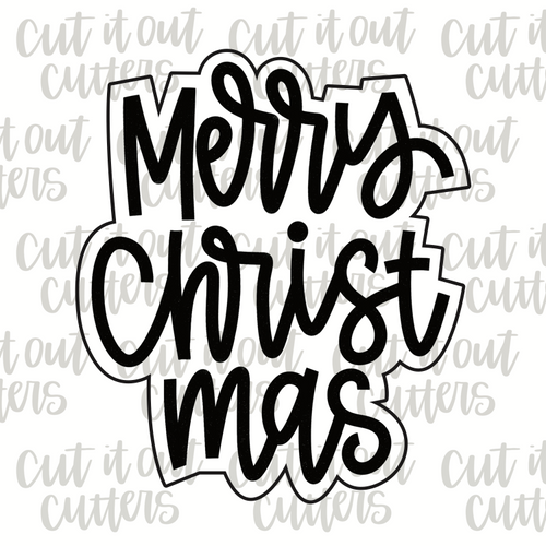 Merry Christ Mas Cookie Cutter