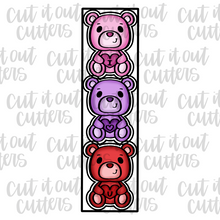 Load image into Gallery viewer, Mini Stackable Bear Cookie Cutter