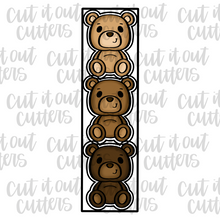 Load image into Gallery viewer, Mini Stackable Bear Cookie Cutter