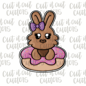 Mrs. Donut Bunny Cookie Cutter
