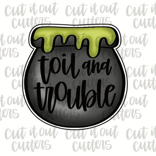 Naked Cauldron Cookie Cutter