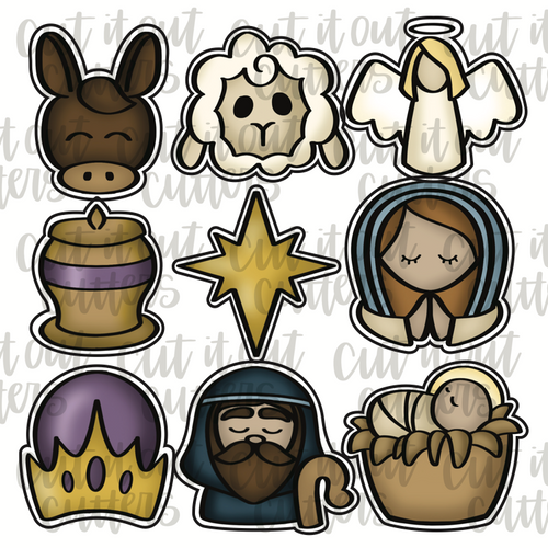 Nativity Minis Cookie Cutter Set