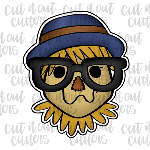 Nerdy Scarecrow Cookie Cutter
