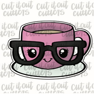 Nerdy Tea-cheer Cup Cookie Cutter
