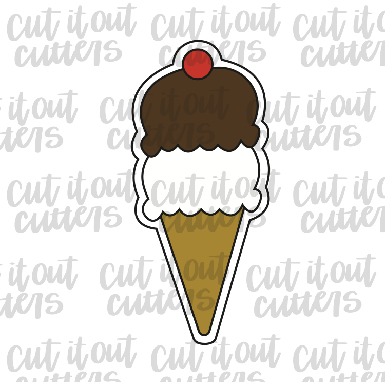 Ice Cream SVG Ice Cream Scoop & Ice Cream Cone SVG Layered 