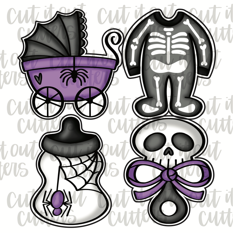 Nightmare Baby Shower Cookie Cutter Set – Cut It Out Cutters