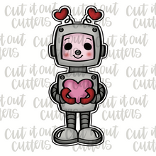 Load image into Gallery viewer, Love Robot Cookie Cutter