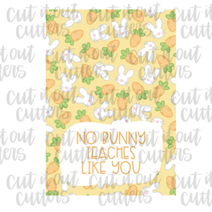 No Bunny - Yellow - 3.5" x 5" Cookie Cards - Digital Download