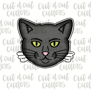 October the Cat Cookie Cutter