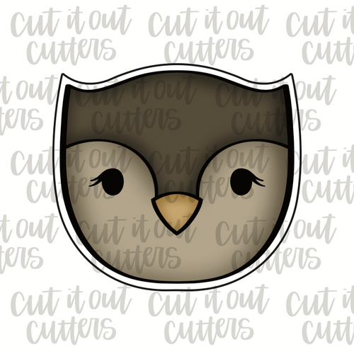 Owl Face Cookie Cutter