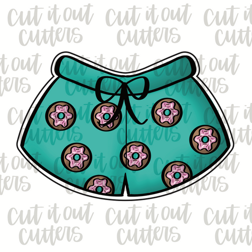 Pajama Shorts Cookie Cutter