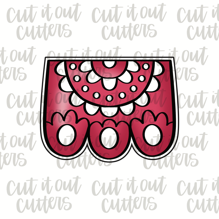 Papel Picado Cookie Cutter