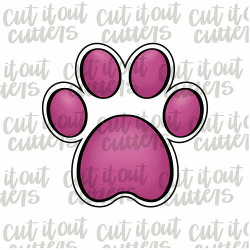 Paw Print Cookie Cutter