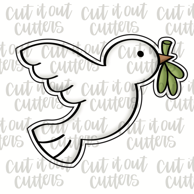 Peace Dove Cookie Cutter