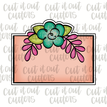 Petite Florals Rectangle Cookie Cutter