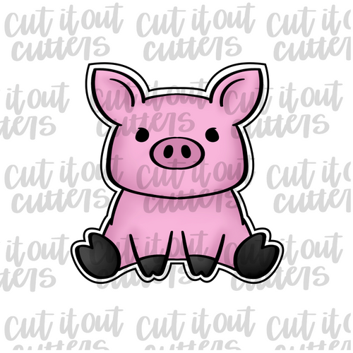 Pig - Full Body Cookie Cutter